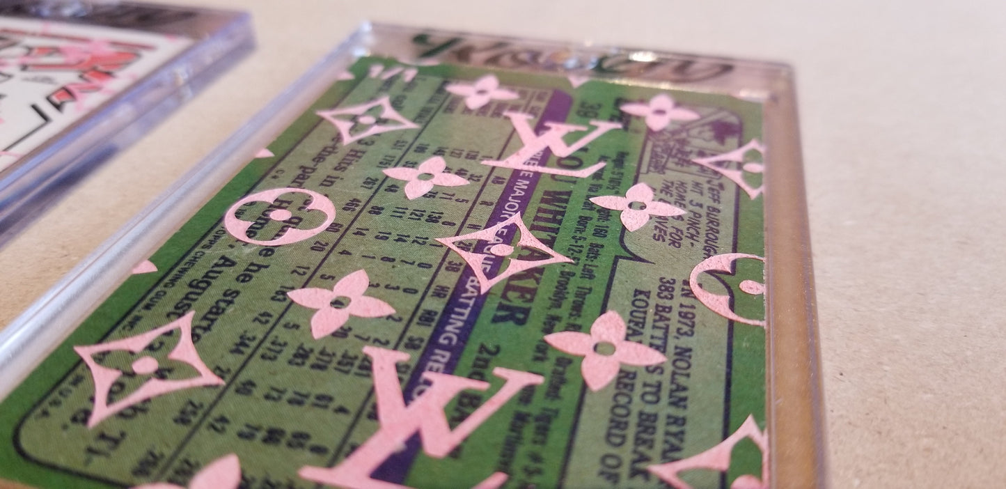 Baseball card art by Matthew Lee Rosen (aka Matthew Rosen) - Gum Stick Collector Cards - Lou Whitaker