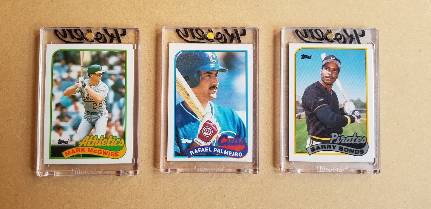 Baseball card art by Matthew Lee Rosen (aka Matthew Rosen) - Gum Stick Collector Cards - 1989 Topps (Asterisks)