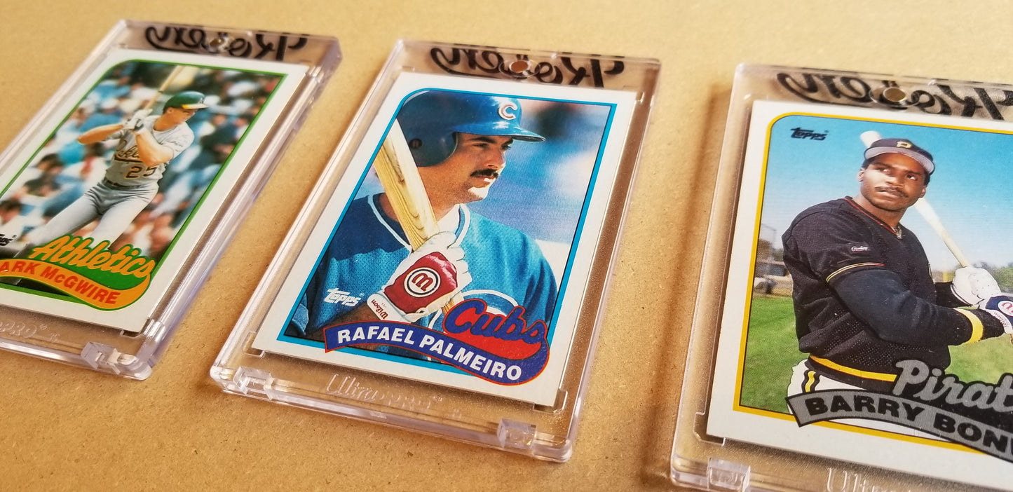 Baseball card art by Matthew Lee Rosen (aka Matthew Rosen) - Gum Stick Collector Cards - 1989 Topps (Asterisks)