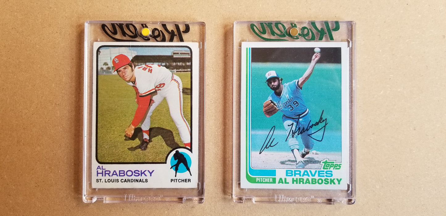 Baseball card art by Matthew Lee Rosen (aka Matthew Rosen) - Gum Stick Collector Cards - Al Hrabosky