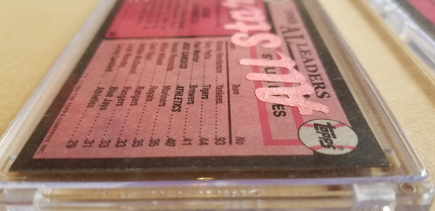 Baseball card art by Matthew Lee Rosen (aka Matthew Rosen) - Gum Stick Collector Cards - 1989 Topps (All Stars)