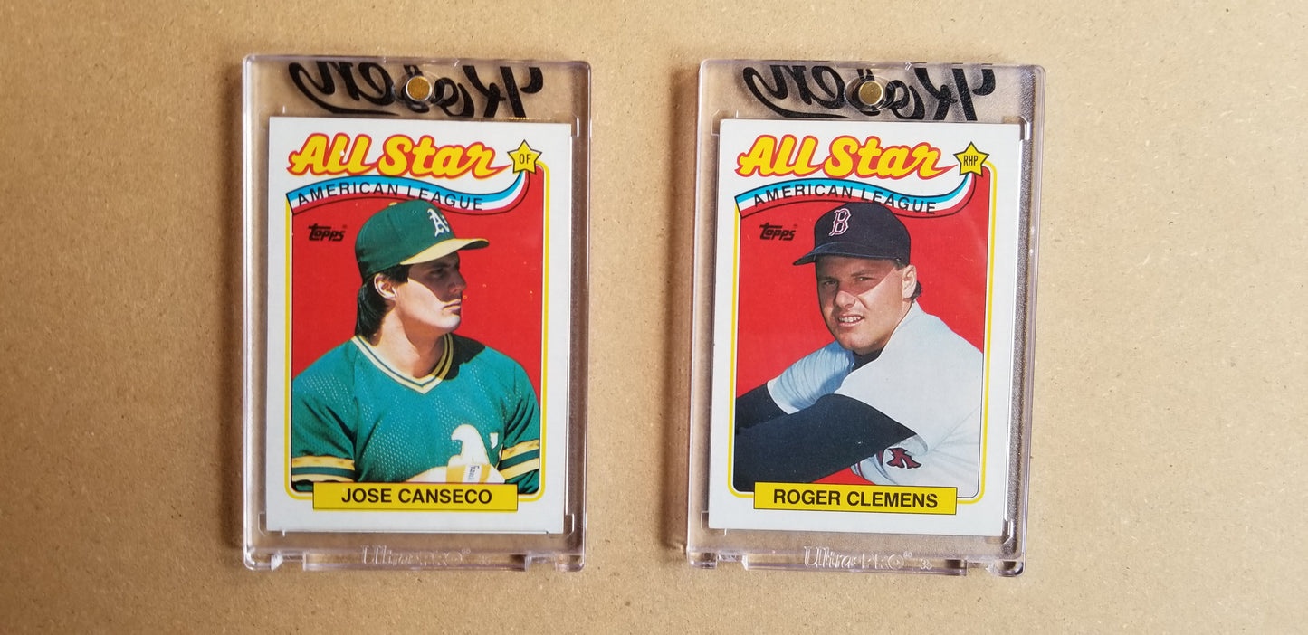 Baseball card art by Matthew Lee Rosen (aka Matthew Rosen) - Gum Stick Collector Cards - 1989 Topps (All Stars)