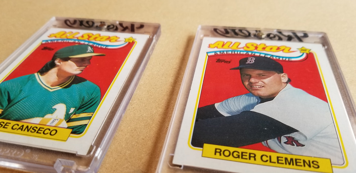 Baseball card art by Matthew Lee Rosen (aka Matthew Rosen) - Gum Stick Collector Cards - 1989 Topps (All Stars)