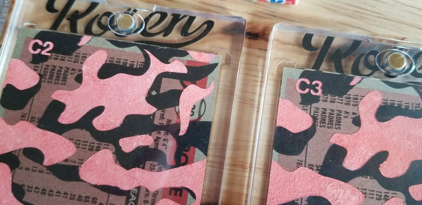Baseball card art by Matthew Rosen - Rollie Fingers Camouflage
