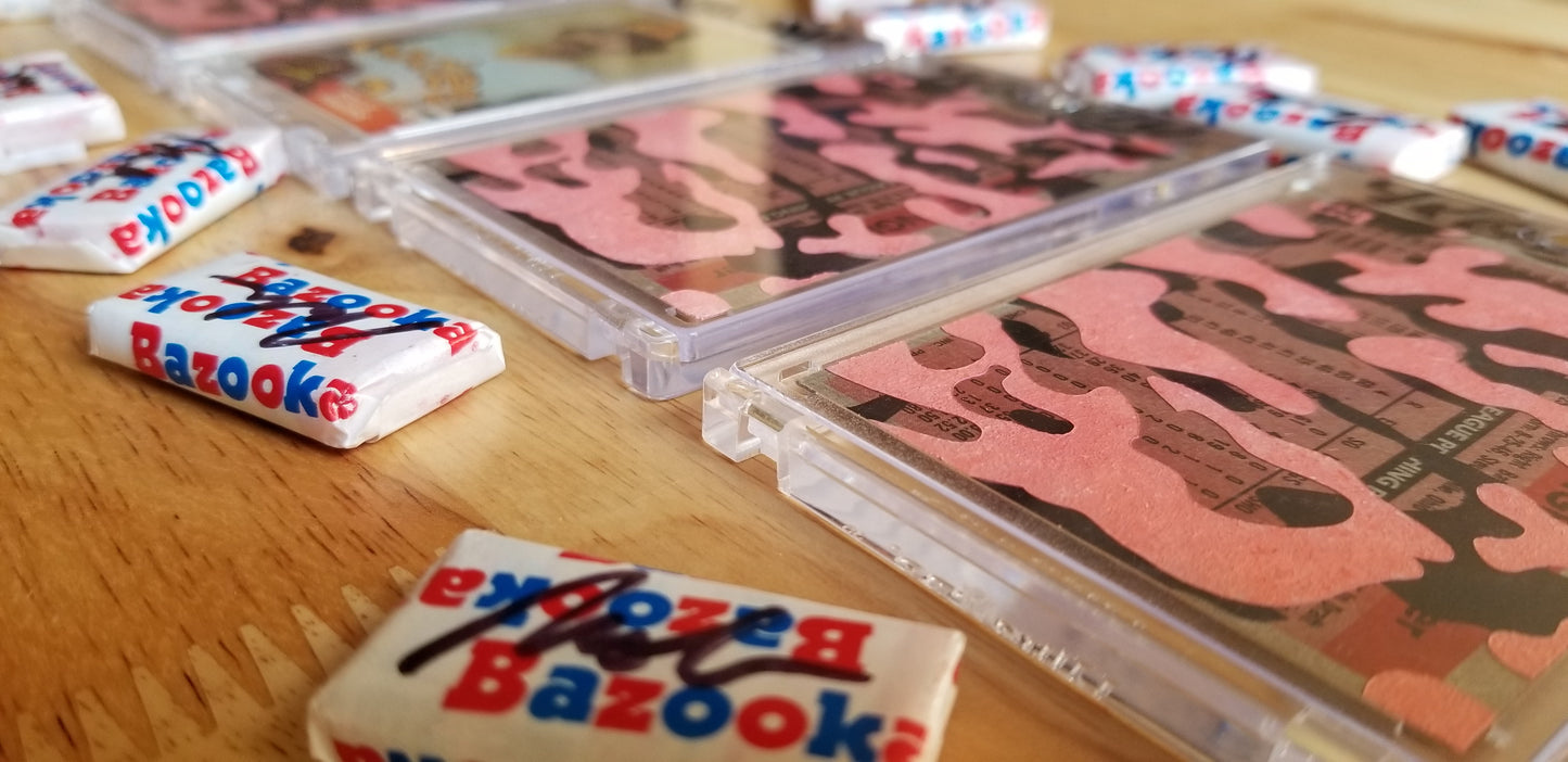 Baseball card art by Matthew Rosen - Rollie Fingers Camouflage