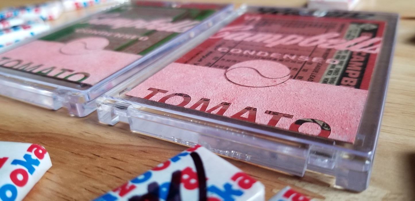 Baseball card art by Matthew Lee Rosen - Bill Campbell’s Soup