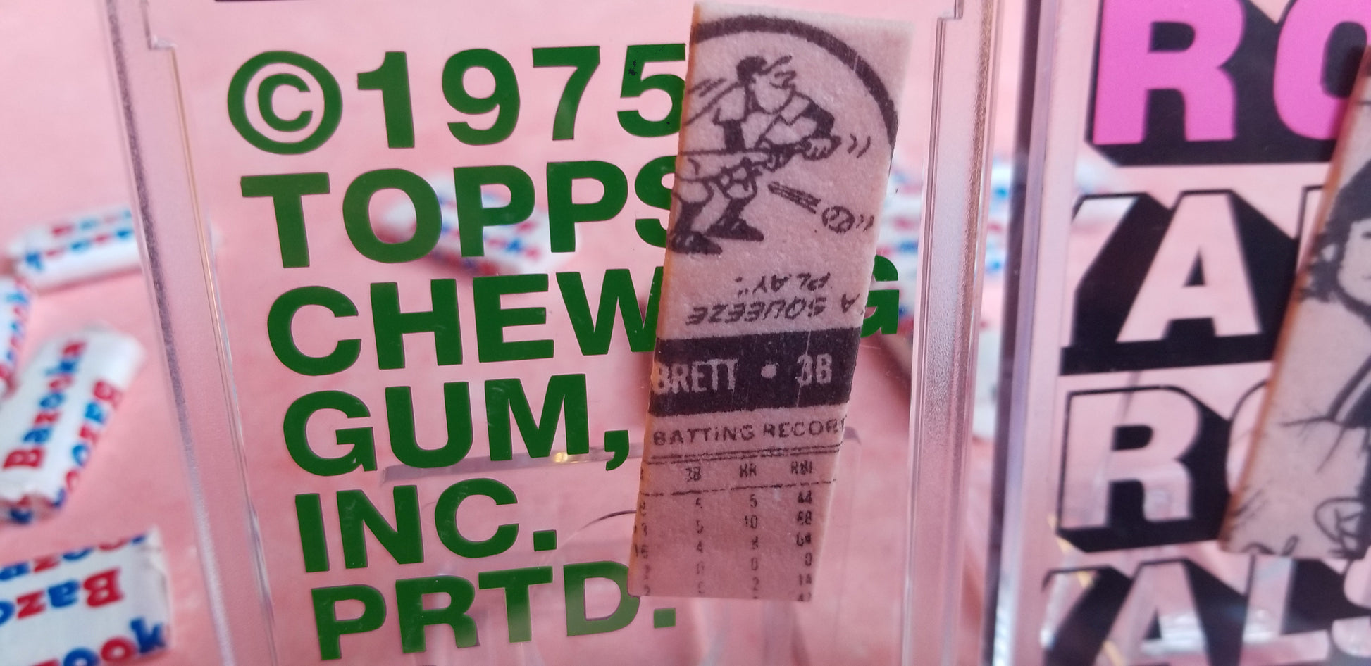 Baseball card art by Matthew Lee Rosen - 1975 Topps George Brett