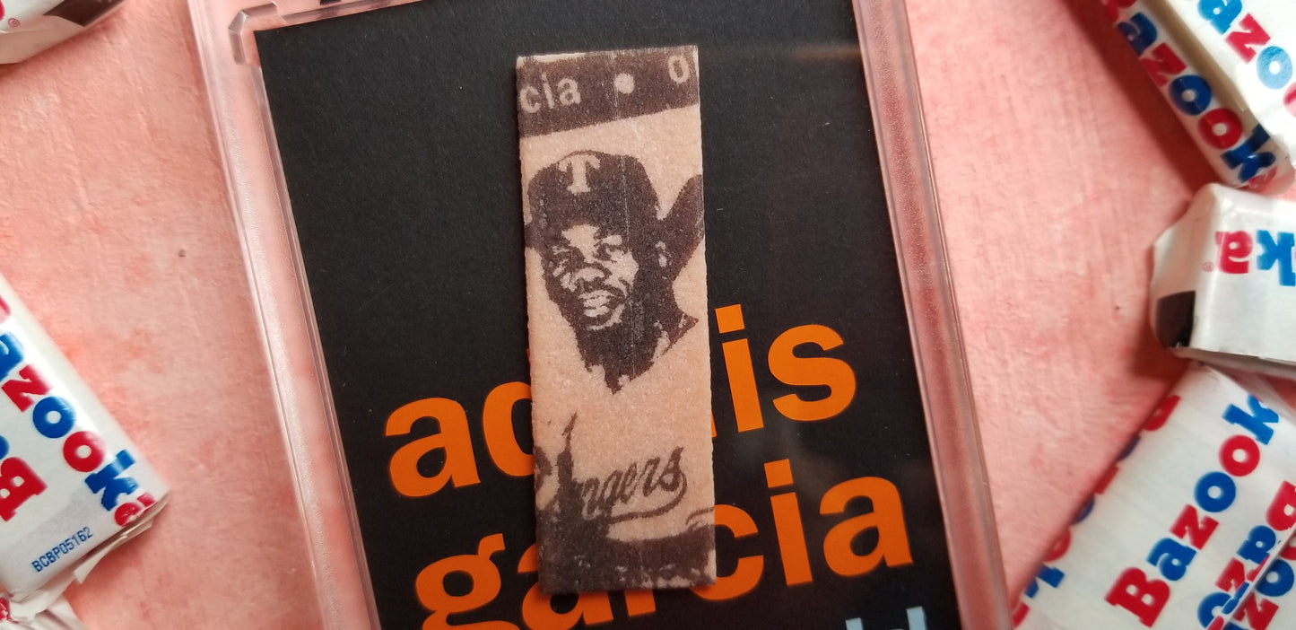 Baseball card art by Matthew Lee Rosen - 2020 Topps heritage Adolis Garcia