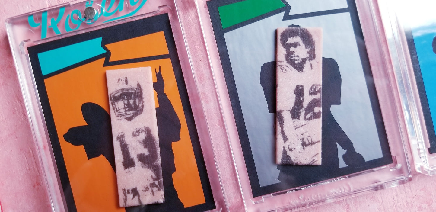 1987 Topps Football gum sticks by Matthew Lee Rosen