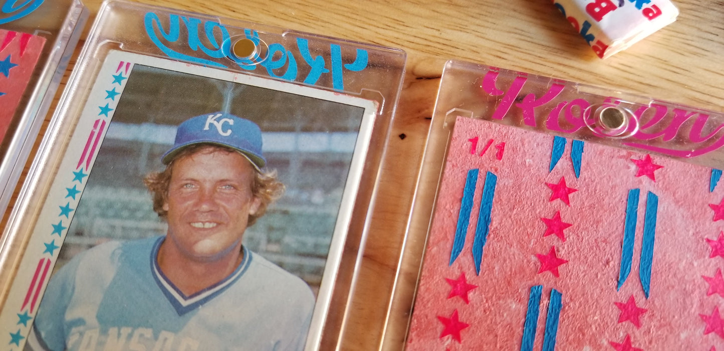 Baseball card art by Matthew Lee Rosen (aka Matthew Rosen) - 1982 Topps All-Stars (3-Color)