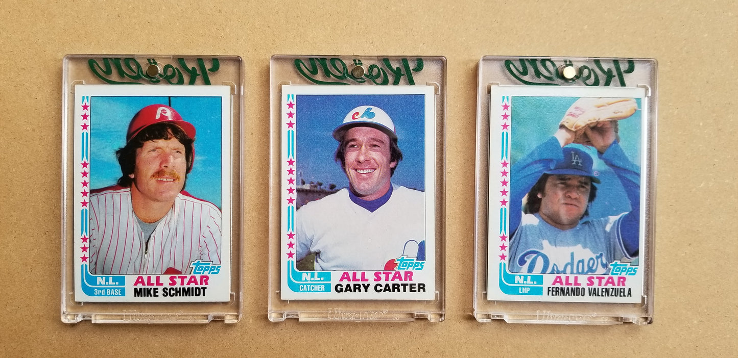 Baseball card art by Matthew Lee Rosen (aka Matthew Rosen) - 1982 Topps All Stars