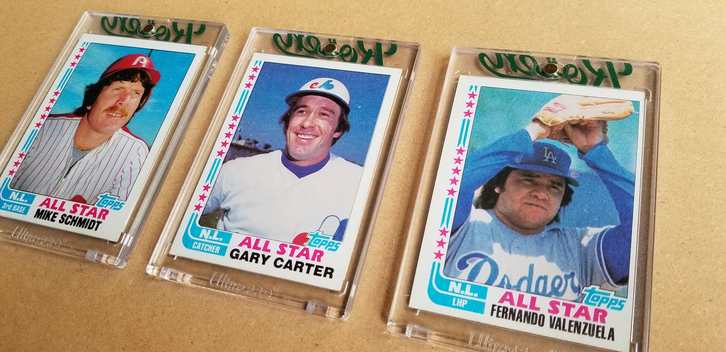 Baseball card art by Matthew Lee Rosen (aka Matthew Rosen) - 1982 Topps All Stars
