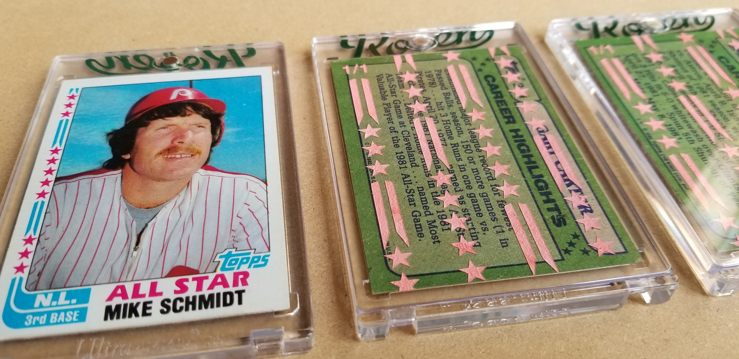 Baseball card art by Matthew Lee Rosen (aka Matthew Rosen) - 1982 Topps All Stars