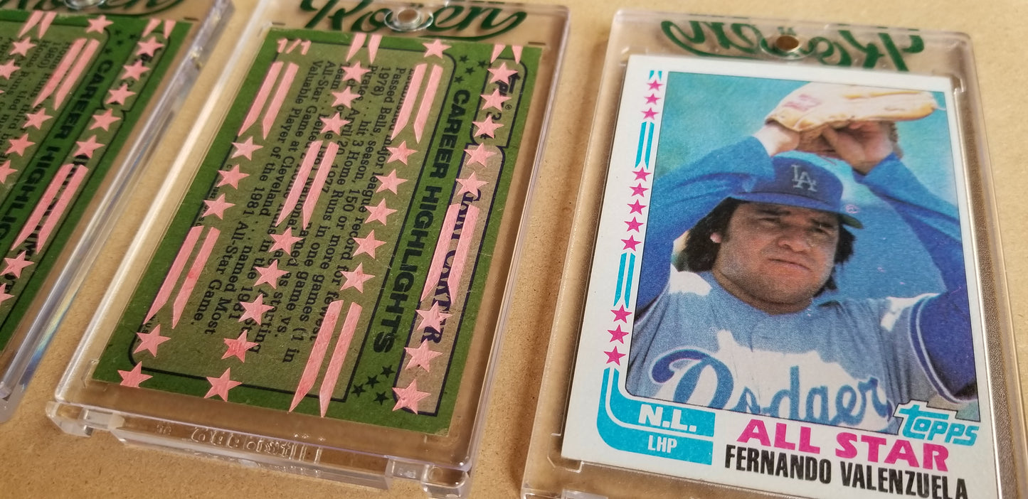 Baseball card art by Matthew Lee Rosen (aka Matthew Rosen) - 1982 Topps All-Stars