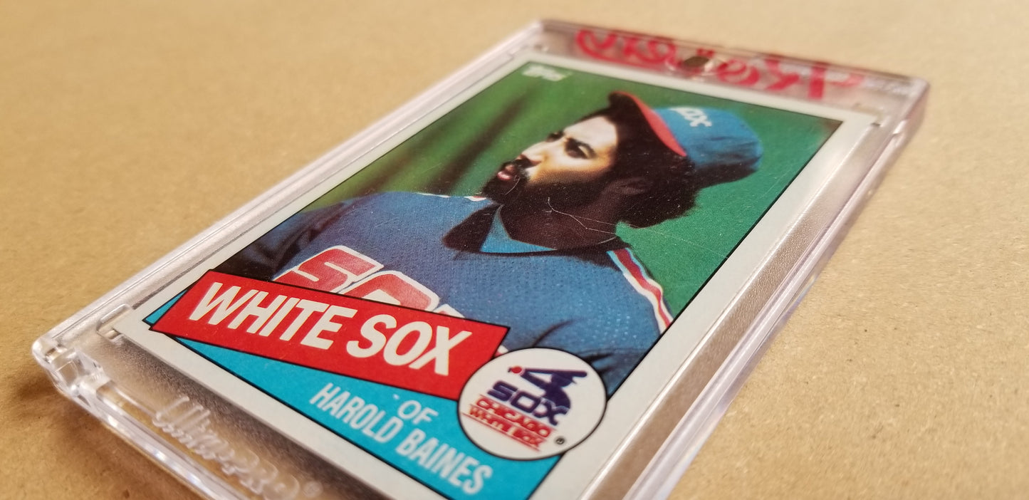 Baseball card art by Matthew Lee Rosen (aka Matthew Rosen) - Gum Stick Collector Cards - 1985 Topps (Trivia Q)