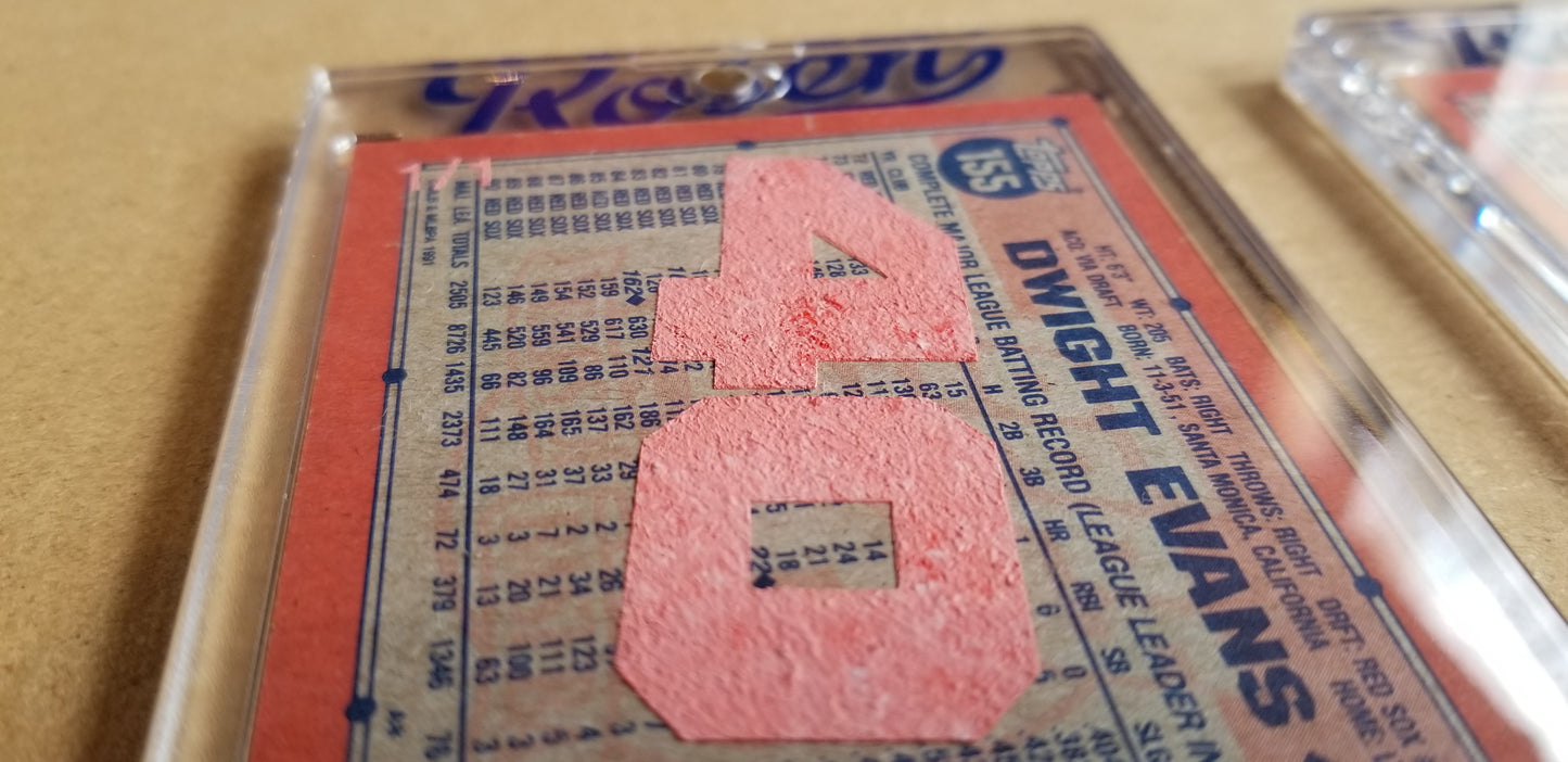 Baseball card art by Matthew Lee Rosen (aka Matthew Rosen) - Gum Stick Collector Cards - 1991 Topps