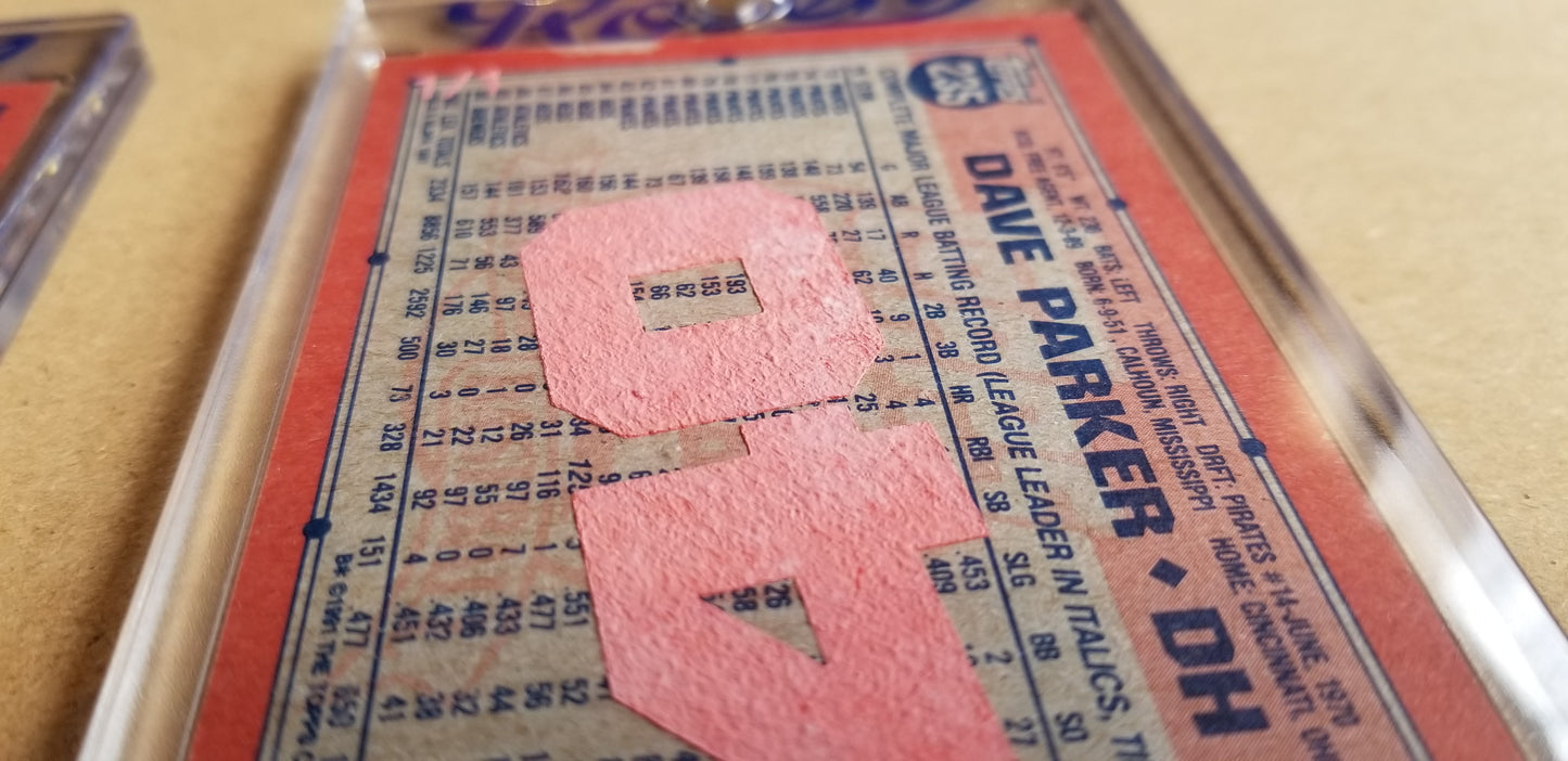 Baseball card art by Matthew Lee Rosen (aka Matthew Rosen) - Gum Stick Collector Cards - 1991 Topps