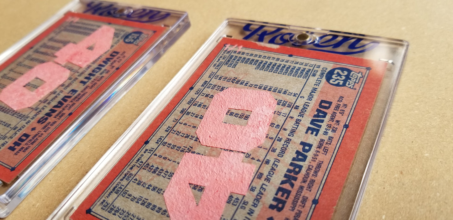 Baseball card art by Matthew Lee Rosen (aka Matthew Rosen) - Gum Stick Collector Cards - 1991 Topps