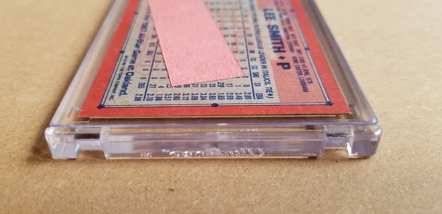 Baseball card art by Matthew Lee Rosen (aka Matthew Rosen) - Gum Stick Collector Cards - 1991 Topps Lee Smith (Gum Stick)
