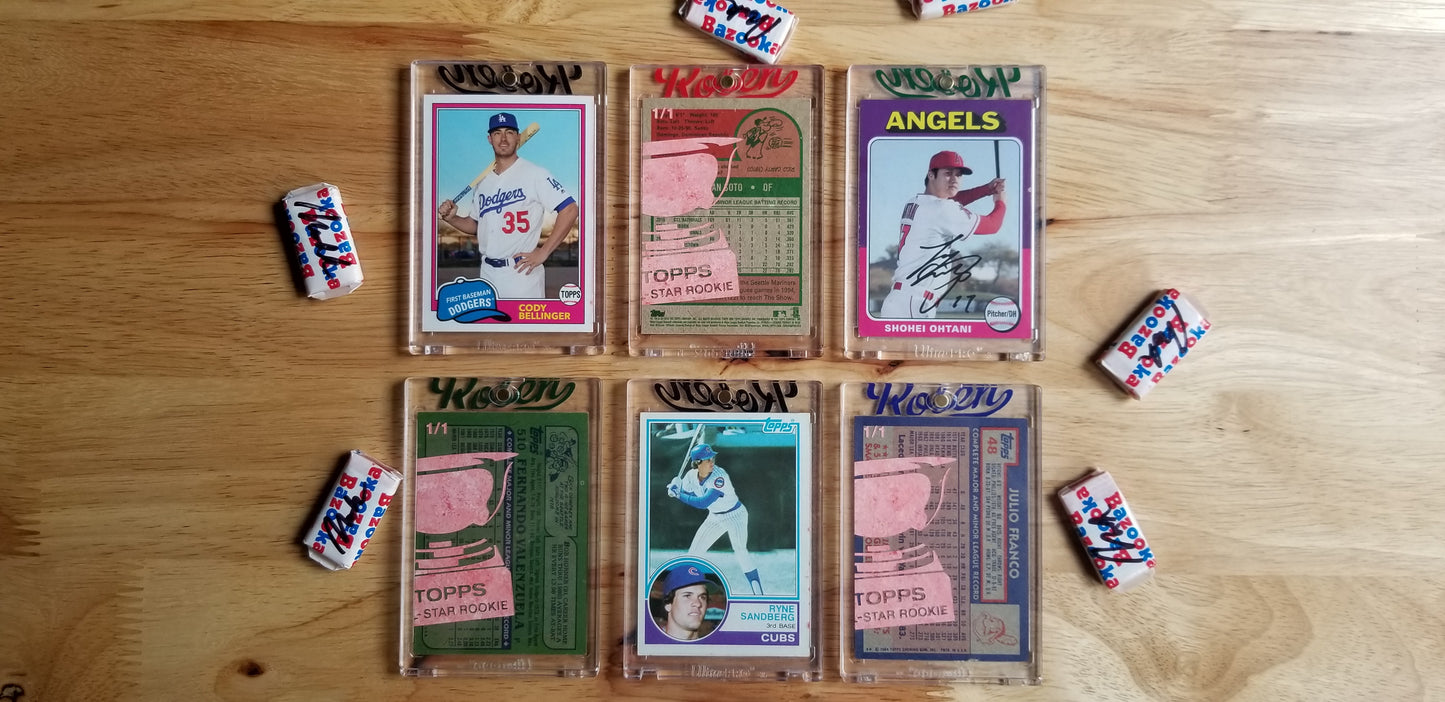 Baseball card art by Matthew Lee Rosen (aka Matthew Rosen) - Topps All-Star Rookies