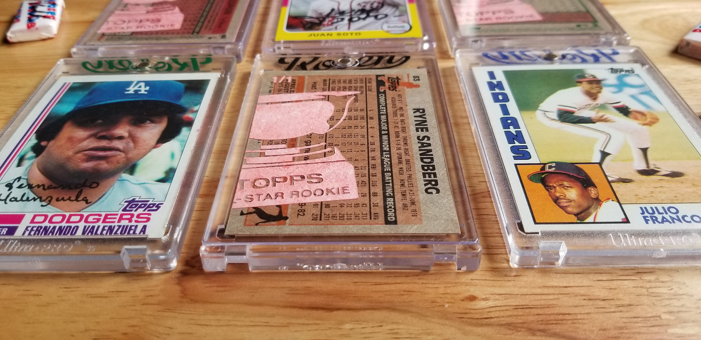 Baseball card art by Matthew Lee Rosen (aka Matthew Rosen) - Topps All-Star Rookies