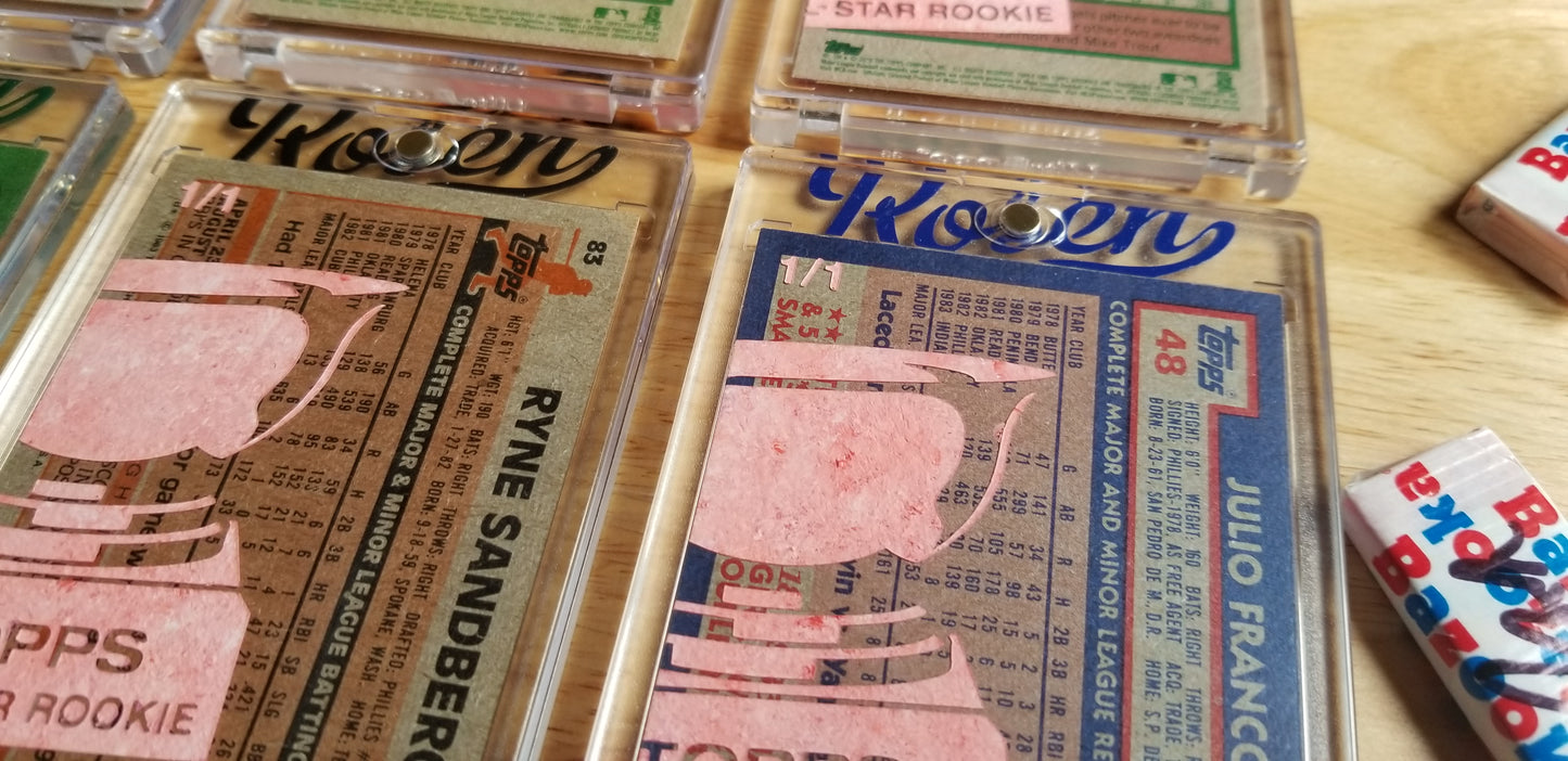 Baseball card art by Matthew Lee Rosen (aka Matthew Rosen) - Topps All-Star Rookies