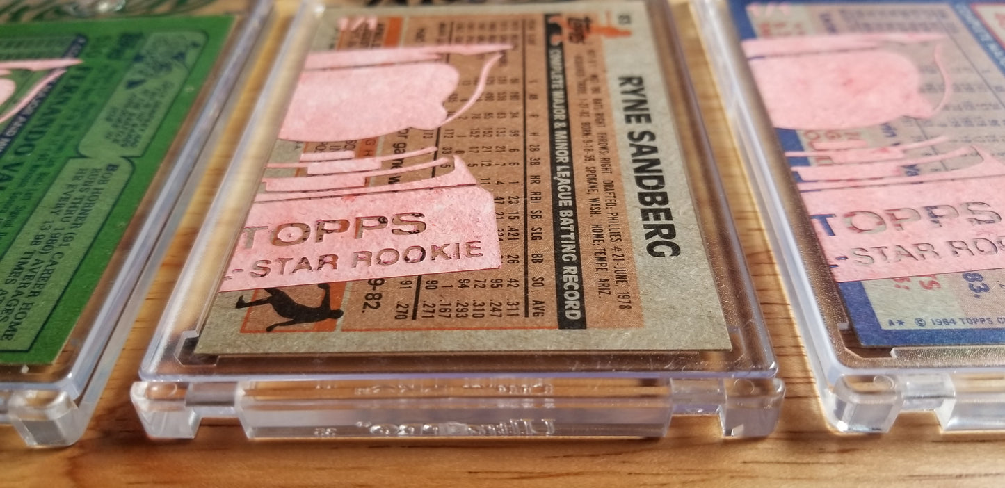 Baseball card art by Matthew Lee Rosen (aka Matthew Rosen) - Topps All-Star Rookies