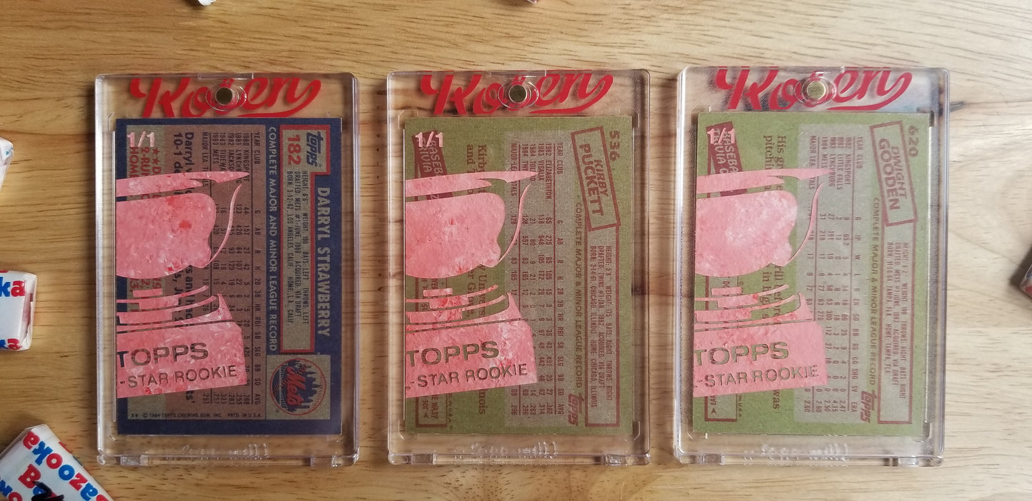 Baseball card art by Matthew Lee Rosen (aka Matthew Rosen) - Topps All-Star Rookies