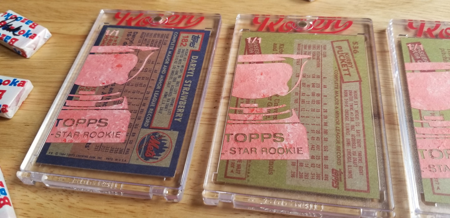 Baseball card art by Matthew Lee Rosen (aka Matthew Rosen) - Topps All-Star Rookies