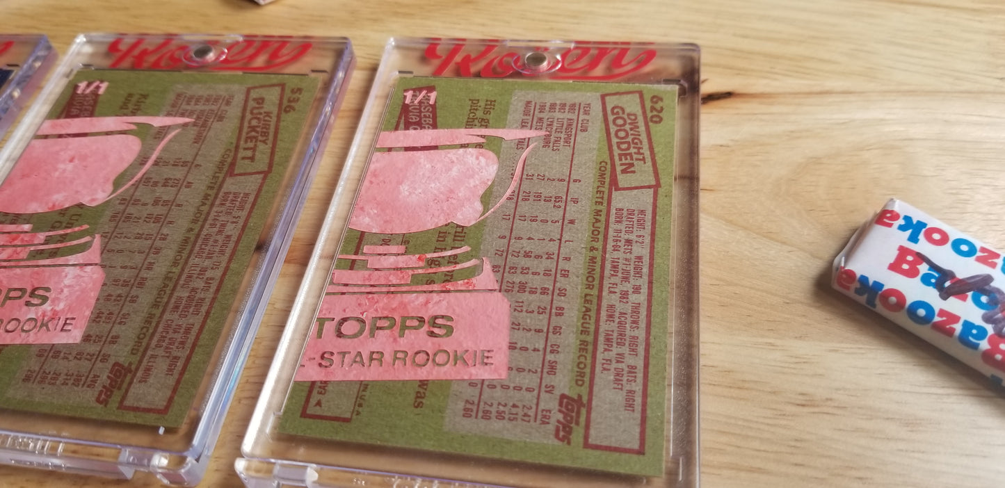 Baseball card art by Matthew Lee Rosen (aka Matthew Rosen) - Topps All-Star Rookies