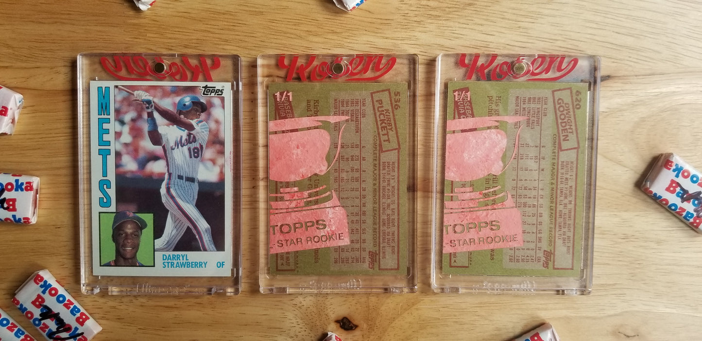 Baseball card art by Matthew Lee Rosen (aka Matthew Rosen) - Topps All-Star Rookies