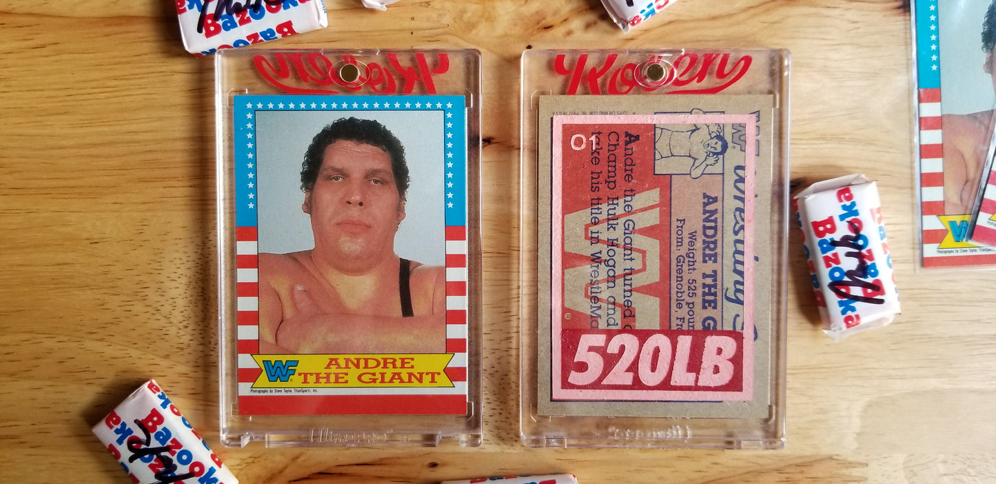 Baseball card art by Matthew Lee Rosen (aka Matthew Rosen) - Andre the Giant