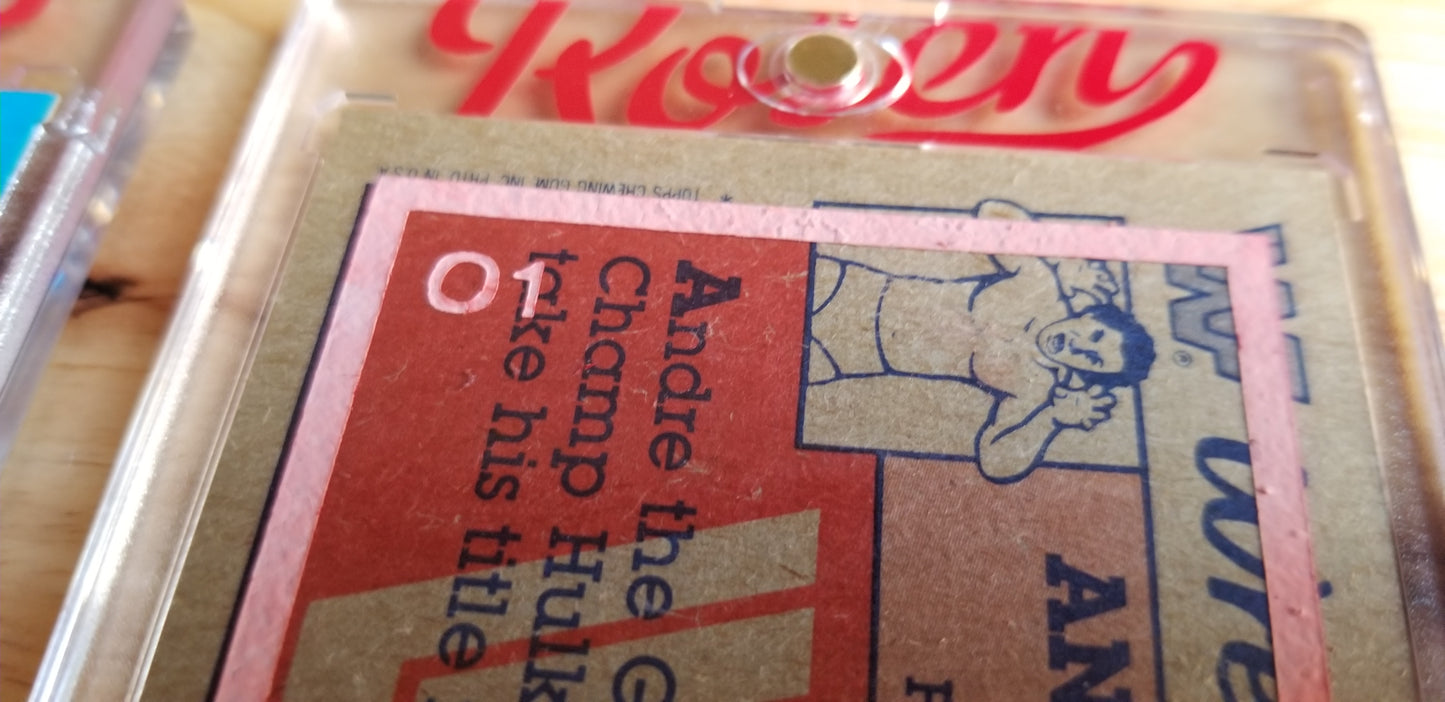 Baseball card art by Matthew Lee Rosen (aka Matthew Rosen) - Andre the Giant