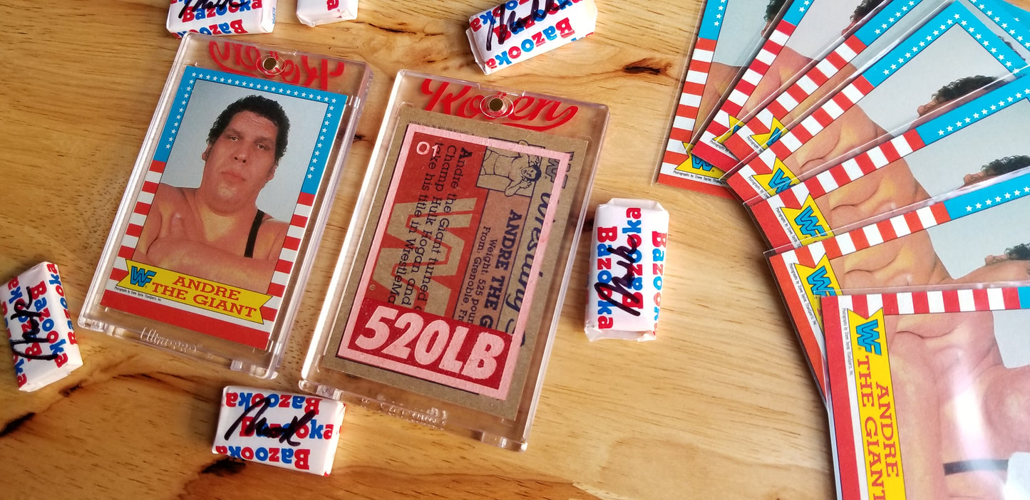 Baseball card art by Matthew Lee Rosen (aka Matthew Rosen) - Andre the Giant