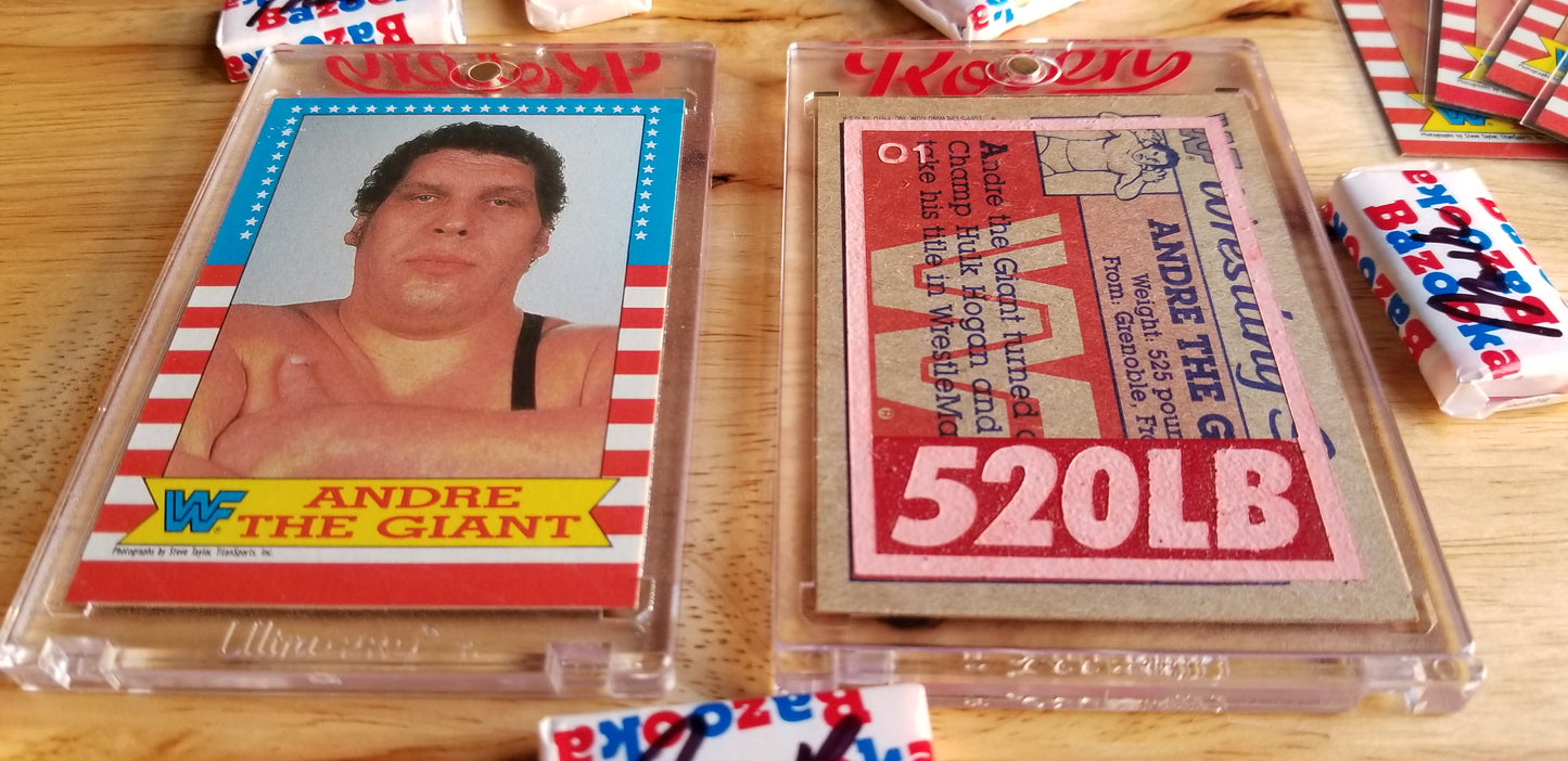 Baseball card art by Matthew Lee Rosen (aka Matthew Rosen) - Andre the Giant