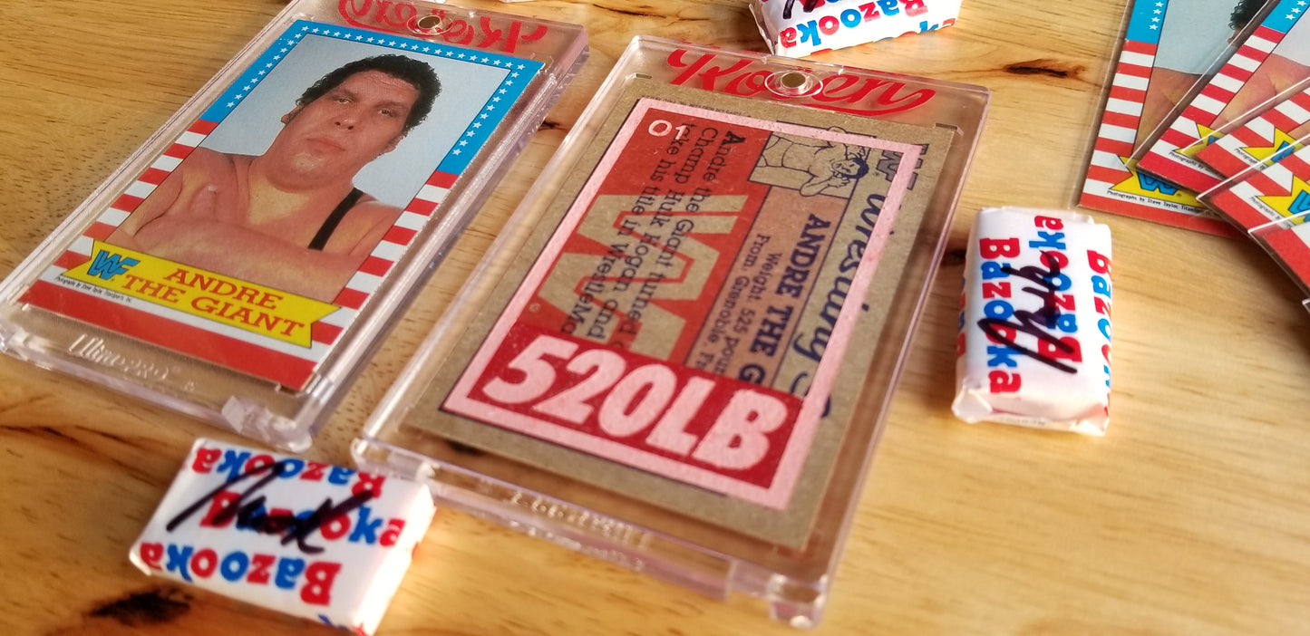 Baseball card art by Matthew Lee Rosen (aka Matthew Rosen) - Andre the Giant