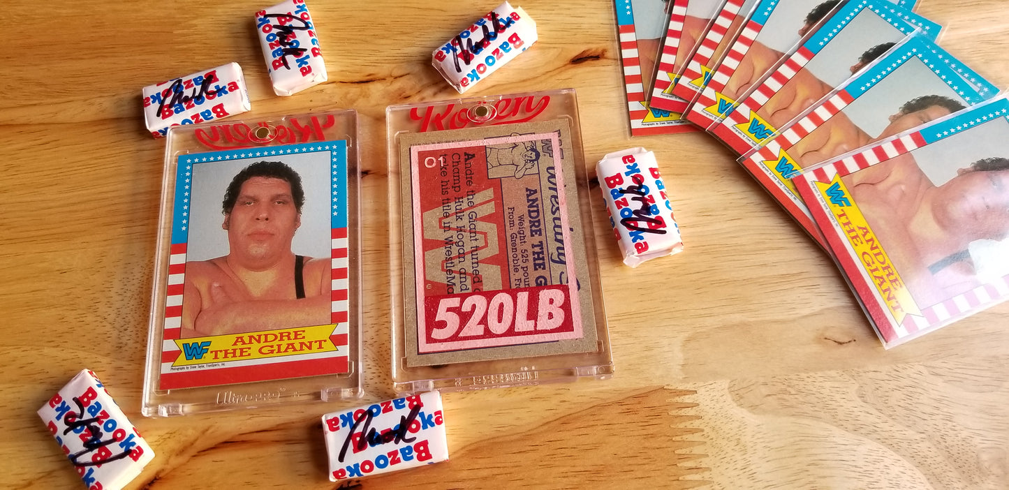 Baseball card art by Matthew Lee Rosen (aka Matthew Rosen) - Andre the Giant