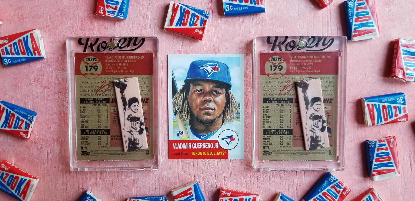 Baseball card art by Matthew Lee Rosen - Baby Vlad