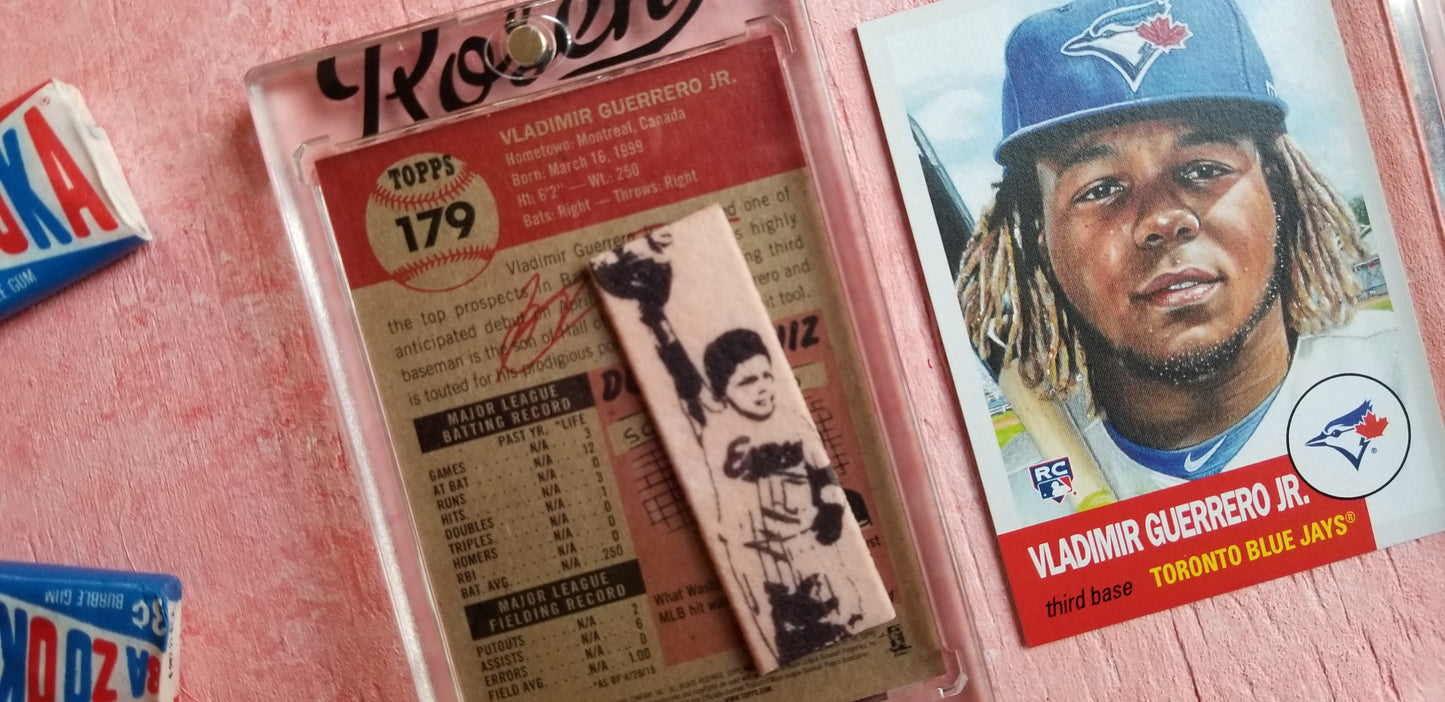 Baseball card art by Matt Rosen - Baby Vlad