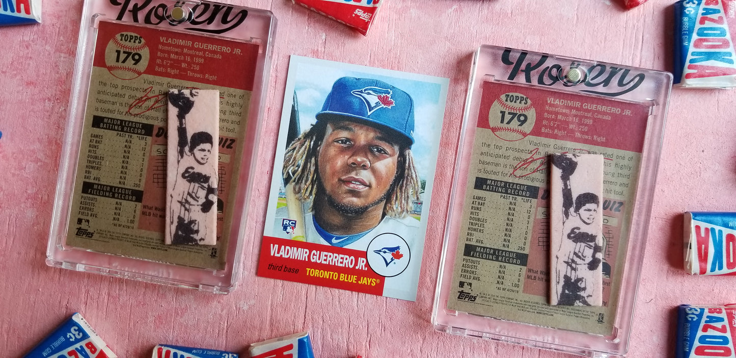 Baseball card art by Matthew Lee Rosen - Baby Vlad