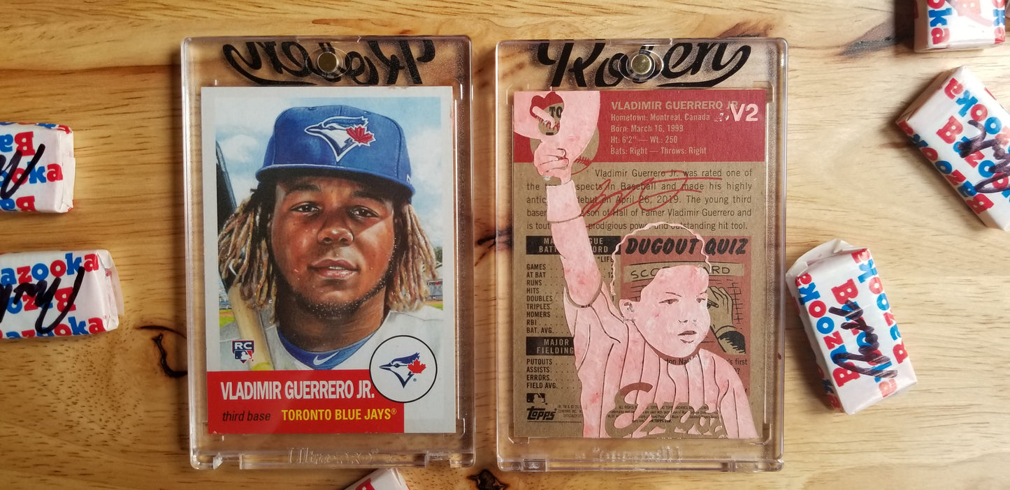Baseball card art by Matthew Lee Rosen (aka Matthew Rosen) - Baby Vlad