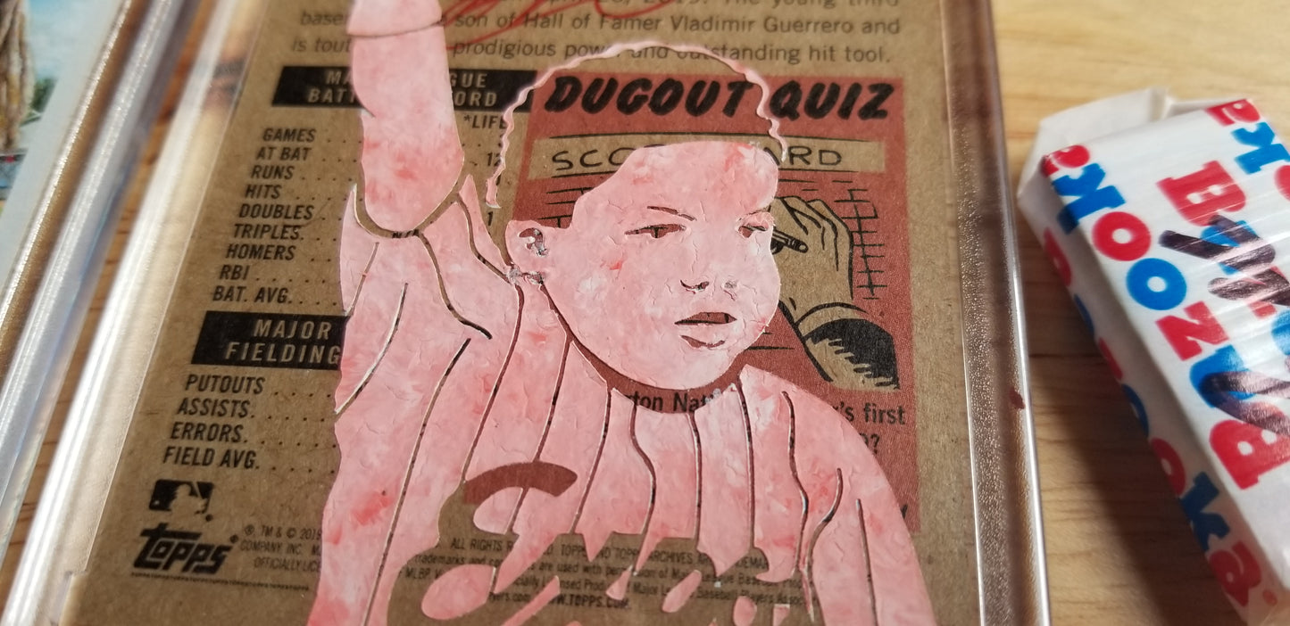 Baseball card art by Matthew Lee Rosen (aka Matthew Rosen) - Baby Vlad