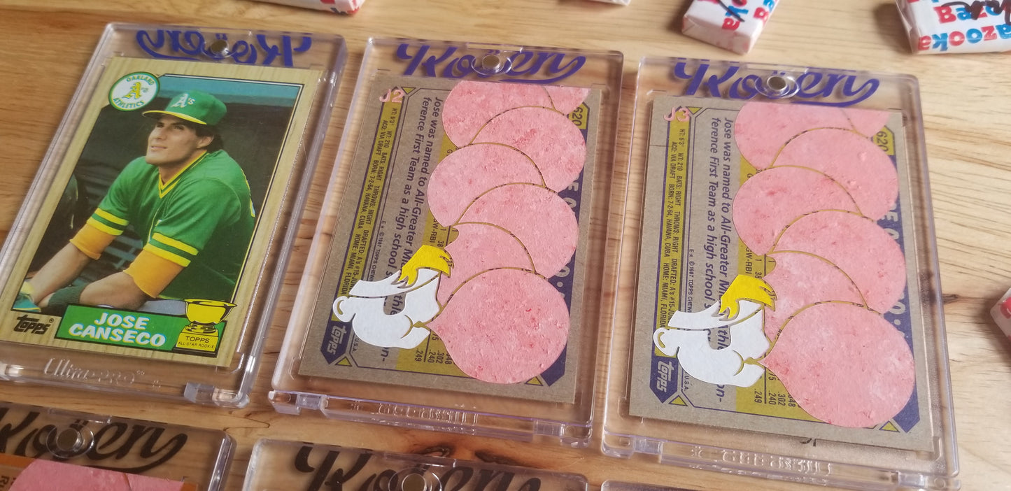 Baseball card art by Matthew Lee Rosen (aka Matthew Rosen) - Canseco and McGwire