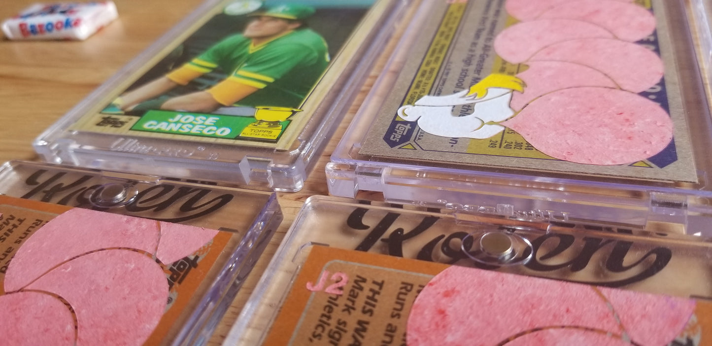 Baseball card art by Matthew Lee Rosen (aka Matthew Rosen) - Canseco and McGwire