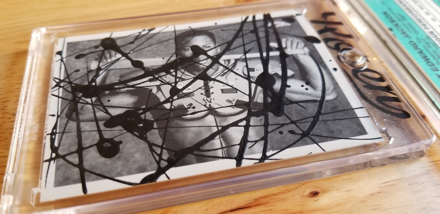 Baseball card art by Matthew Lee Rosen (aka Matthew Rosen) - Bo Jackson Pollock