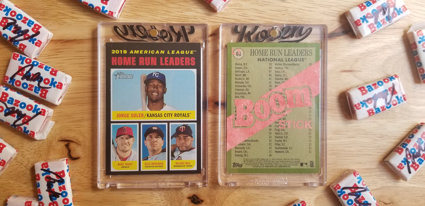 Baseball card art by Matthew Rosen - Pete Alonso Boom Stick