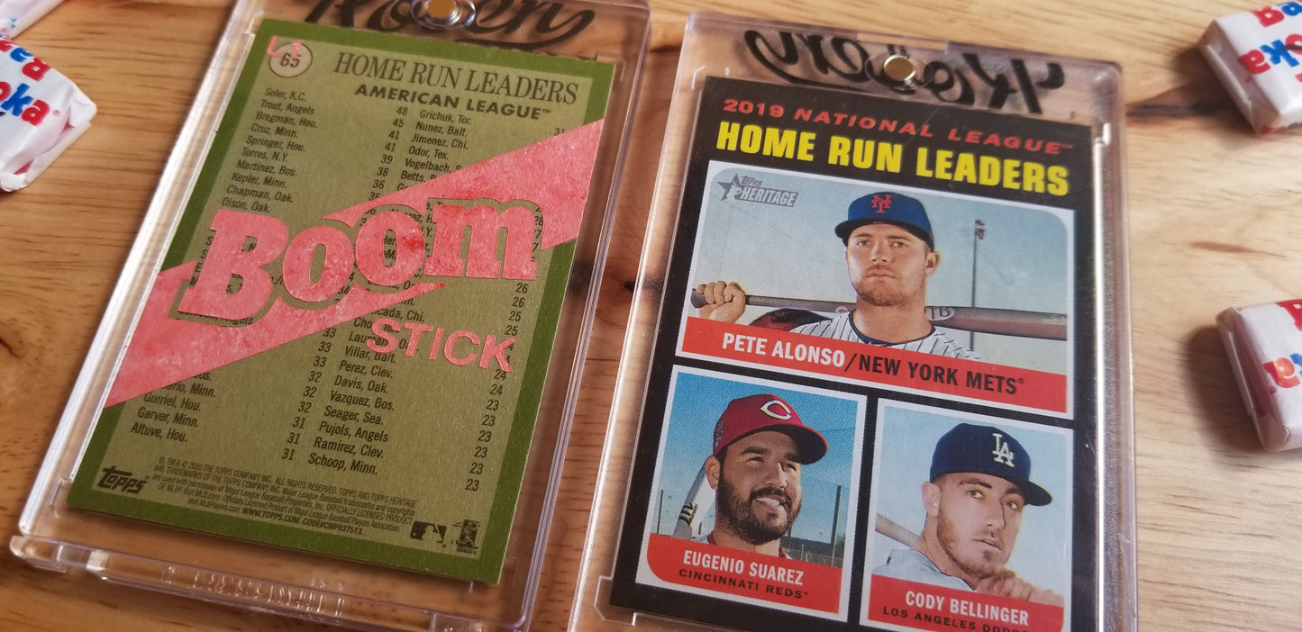 Baseball card art by Matthew Rosen - Pete Alonso Boom Stick