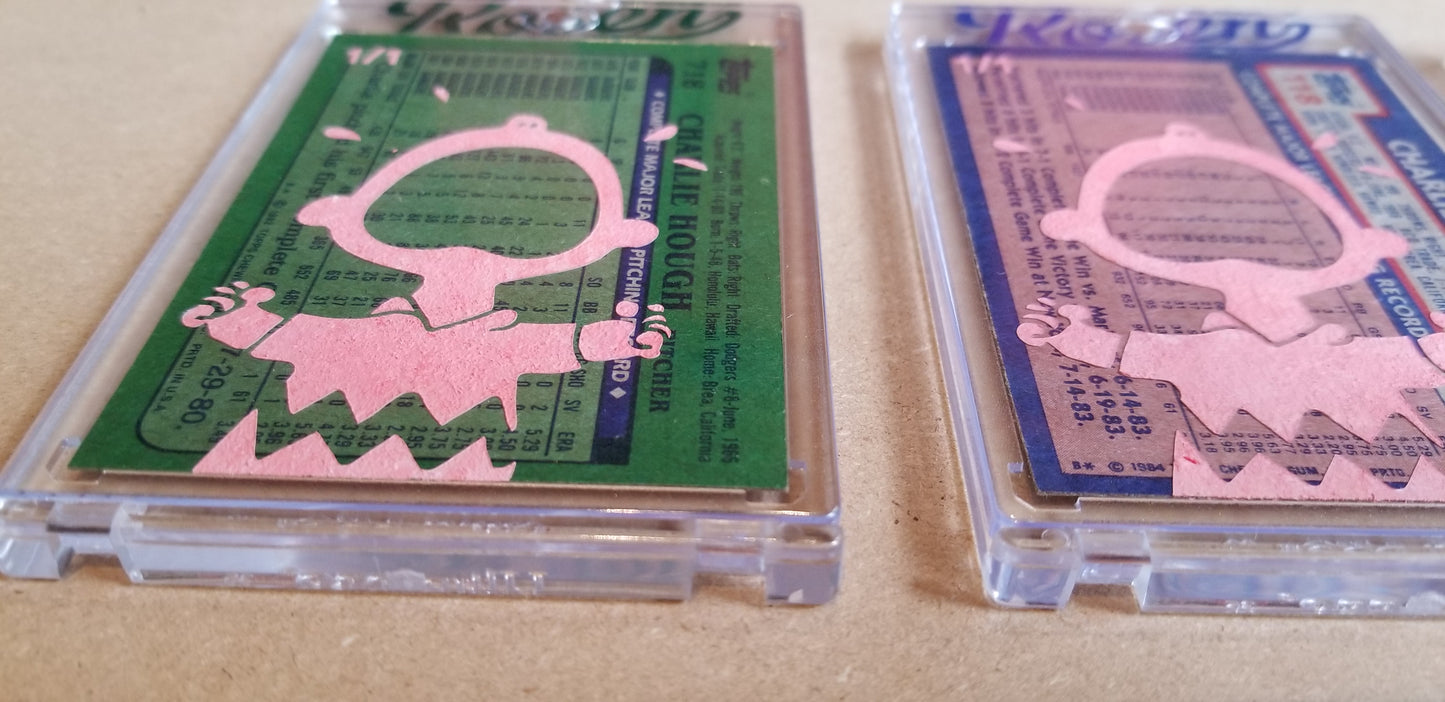 Baseball card art by Matthew Lee Rosen (aka Matthew Rosen) - Gum Stick Collector Cards - 1986 Topps Quaker Chewy
