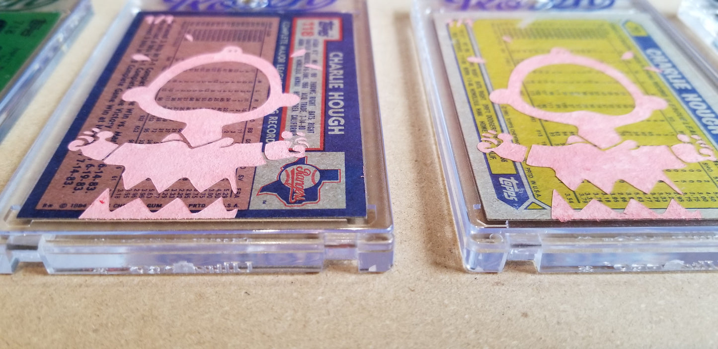Baseball card art by Matthew Lee Rosen (aka Matthew Rosen) - Gum Stick Collector Cards - 1986 Topps Quaker Chewy
