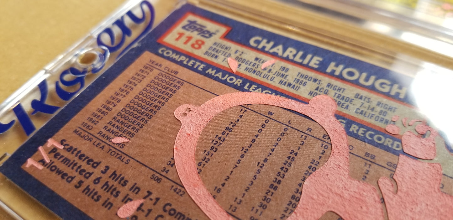 Baseball card art by Matthew Lee Rosen (aka Matthew Rosen) - Gum Stick Collector Cards - 1986 Topps Quaker Chewy
